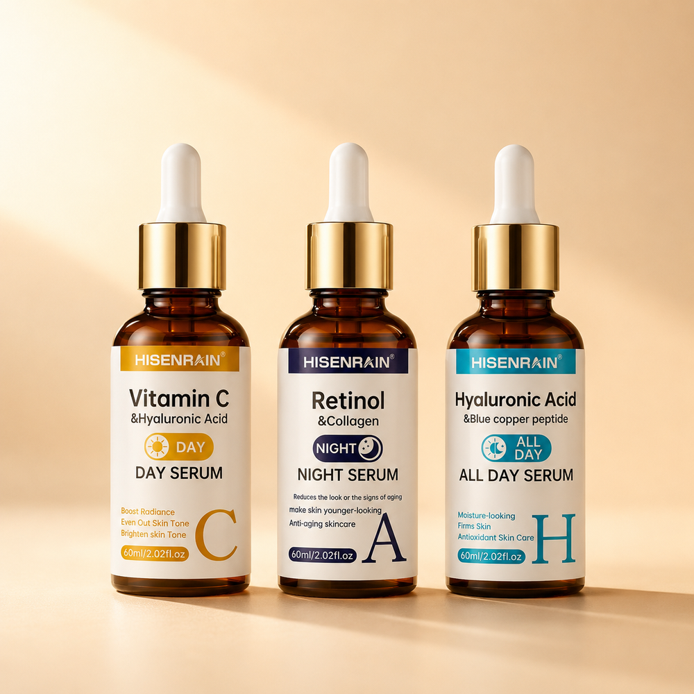 Trío Activos Vitamina C Retinol Hialurónico